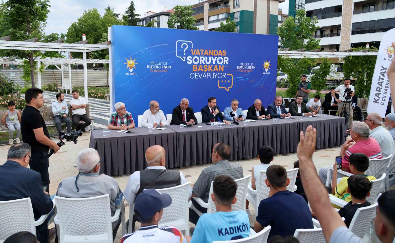 Karatay’da büyük buluşma! Borç vurgusu ile hizmetleri anlattılar 1